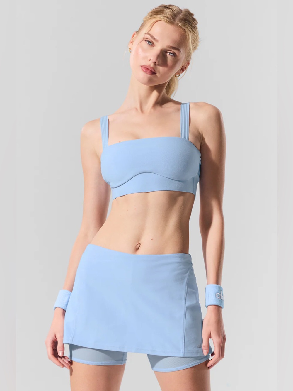 Alo Serve it Up Skirt Set Seashell Blue